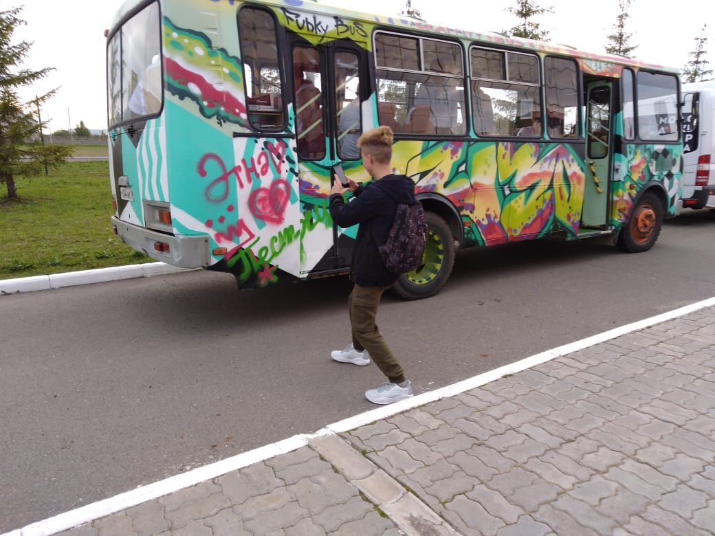 "Автобус  14 - 30"   - Әтнәдә! - фоторепортаж