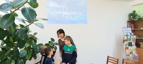 Әтнә үзәк балалар китапханәсендә әдәби уен узды