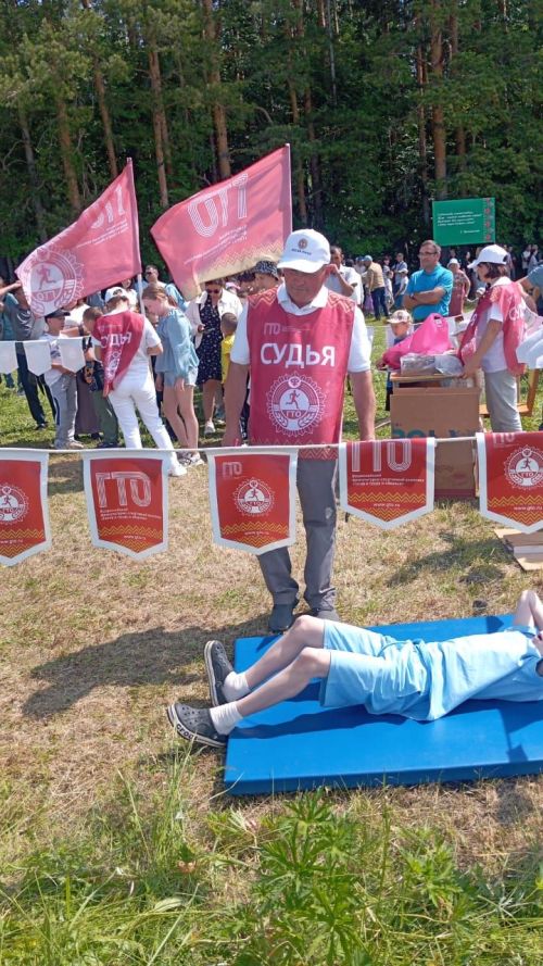 Сабантуй бәйрәмендә Әтнәлеләр ГТО нормативларын тапшырдылар
