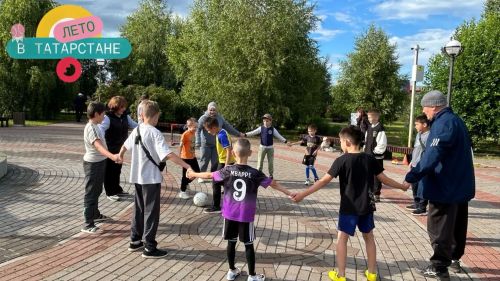 «Туган ягым» ял паркында «Минем дустым туп» тренировкасы узды