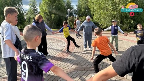 «Туган ягым» ял паркында «Минем дустым туп» тренировкасы узды