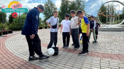«Туган ягым» ял паркында «Минем дустым туп» тренировкасы узды