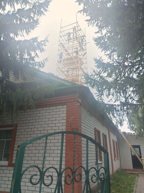 Күшәрдә мәчет манарасын яңарталар