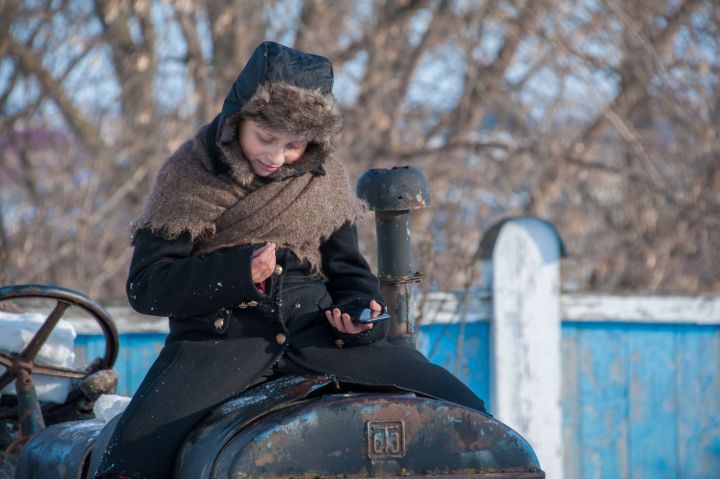 "7 часов с детьми на морозе! Герои в мирное время!" - "Мин сине сагынам" фильмын төшерүчеләрнең Әтнә халкына бәясе