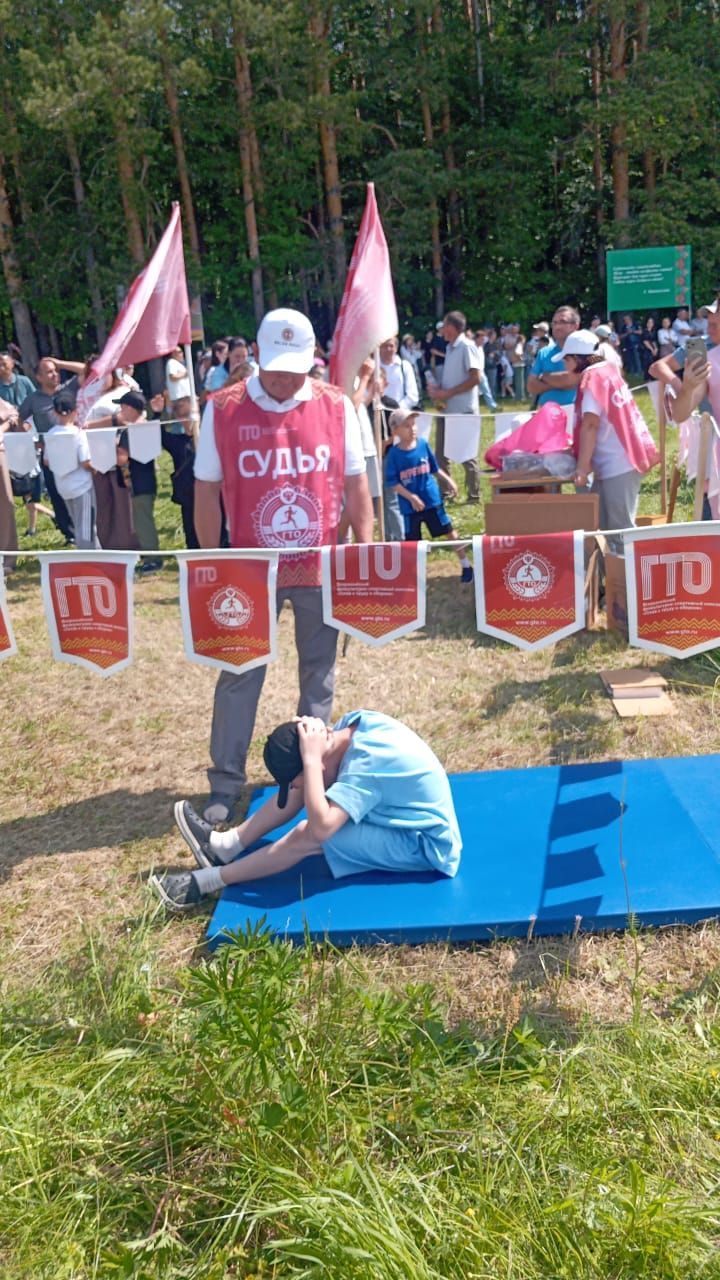 Сабантуй бәйрәмендә Әтнәлеләр ГТО нормативларын тапшырдылар