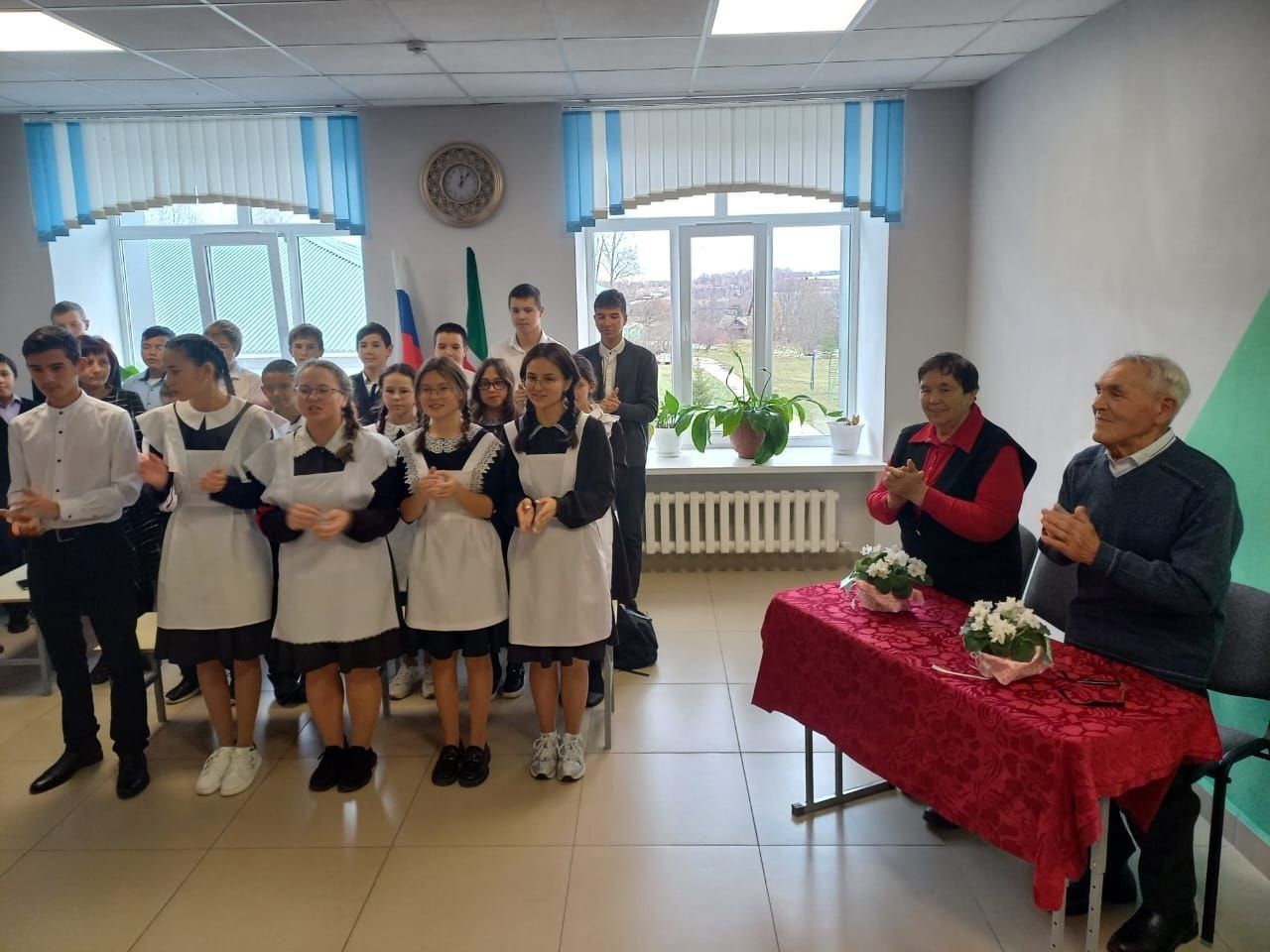 Күлле-Киме мәктәбендә очрашу булып узды