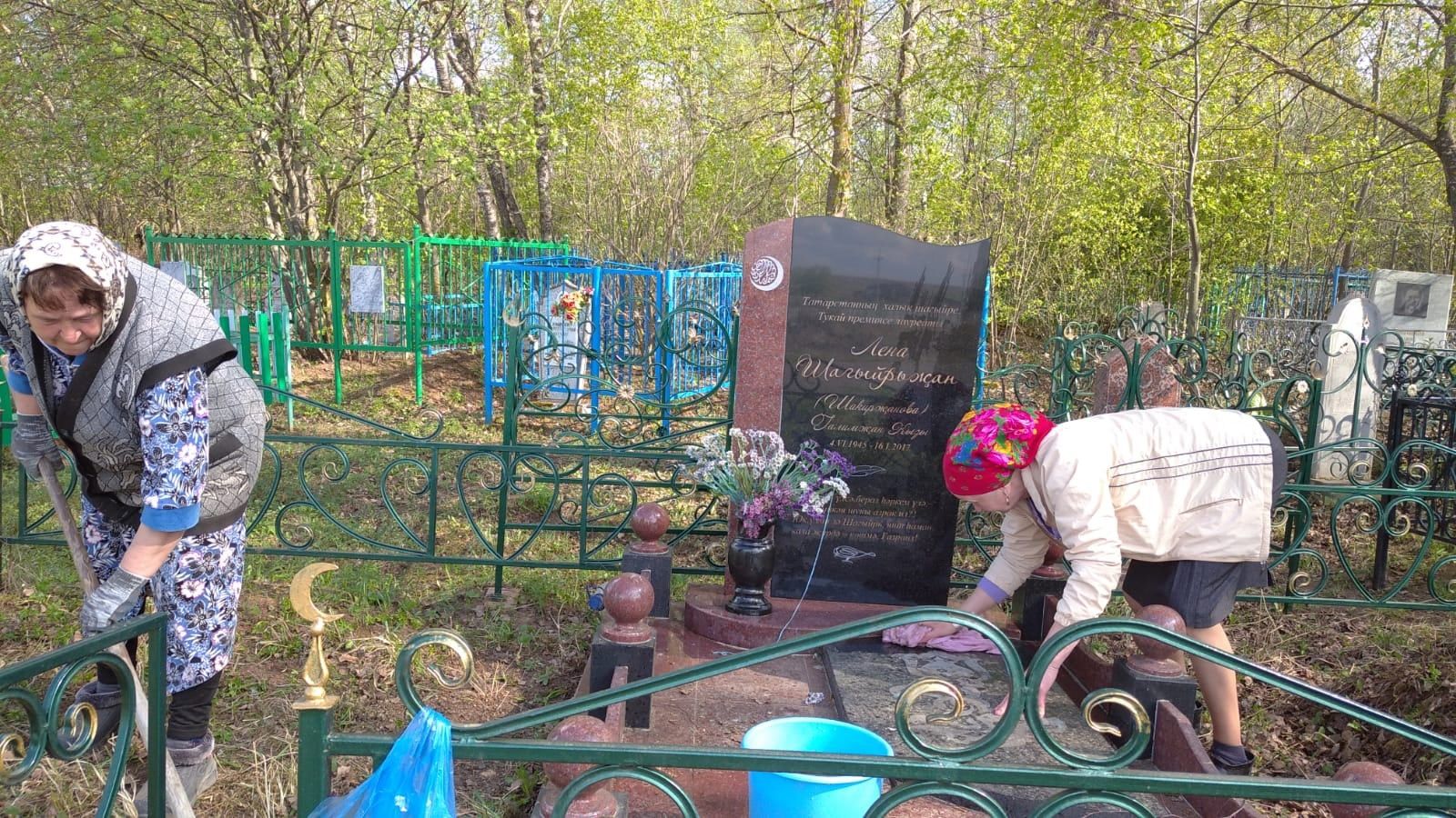 Лена Шагыйрьҗанның каберен чистарттылар