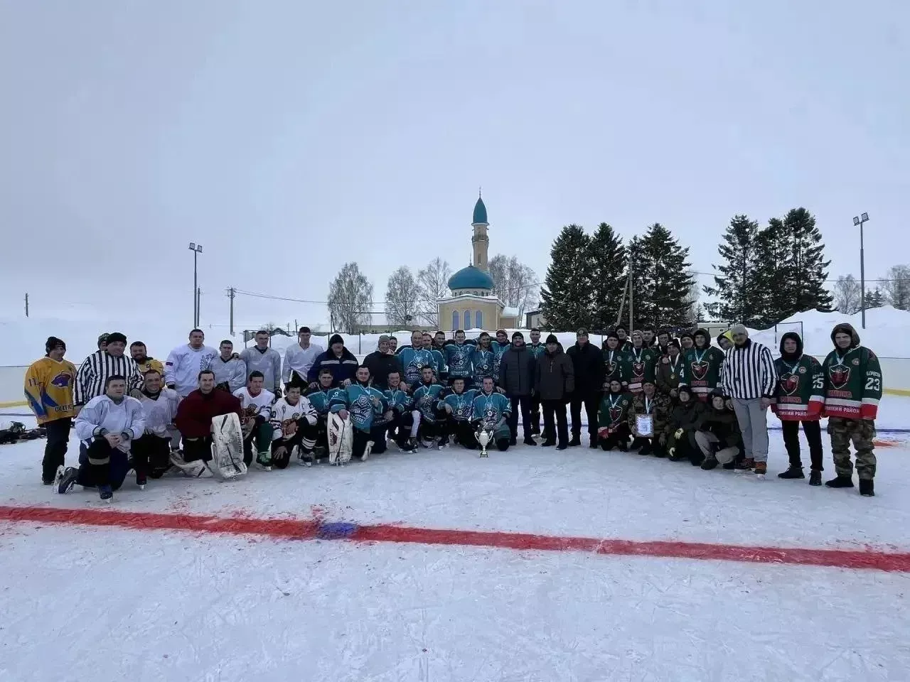 Район башлыгы кубогына хоккей ярышы