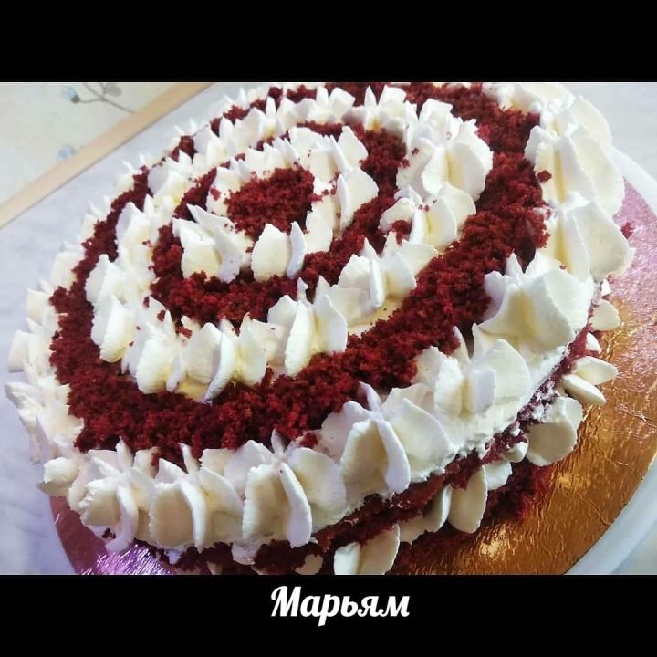 Мәрьямнән «Красный бархат» торты
