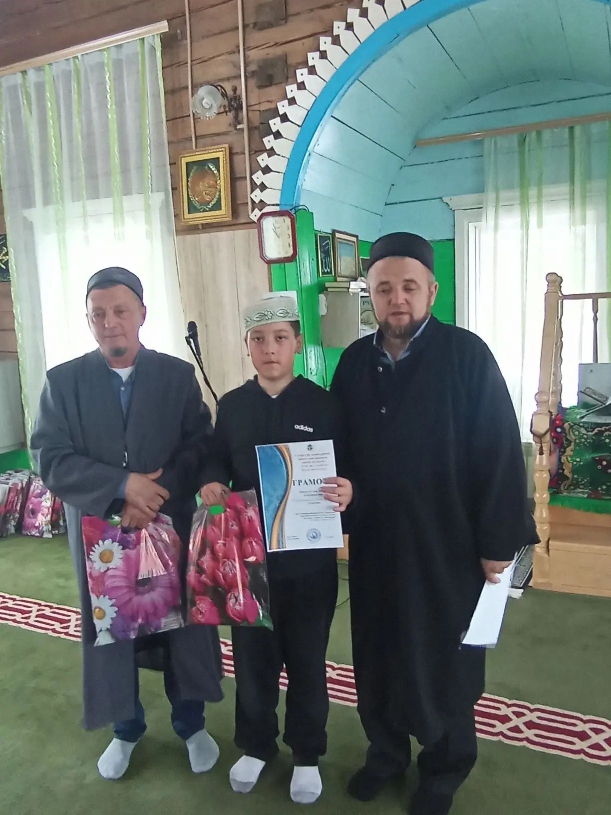 Күәм авылы мәчетендә балалар арасында бәйге үтте