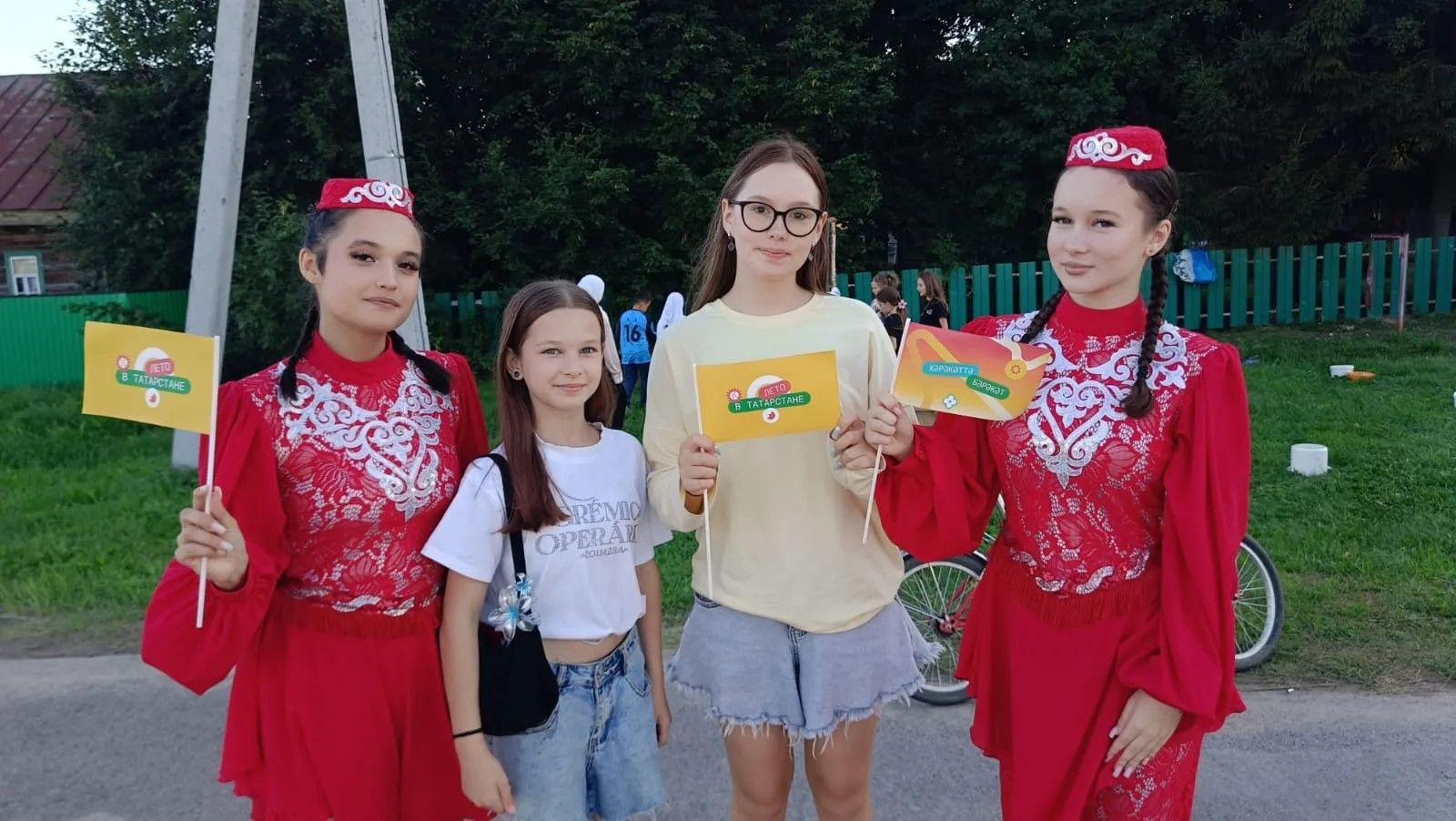 Чембулат авылында балалар Сабан туе узды