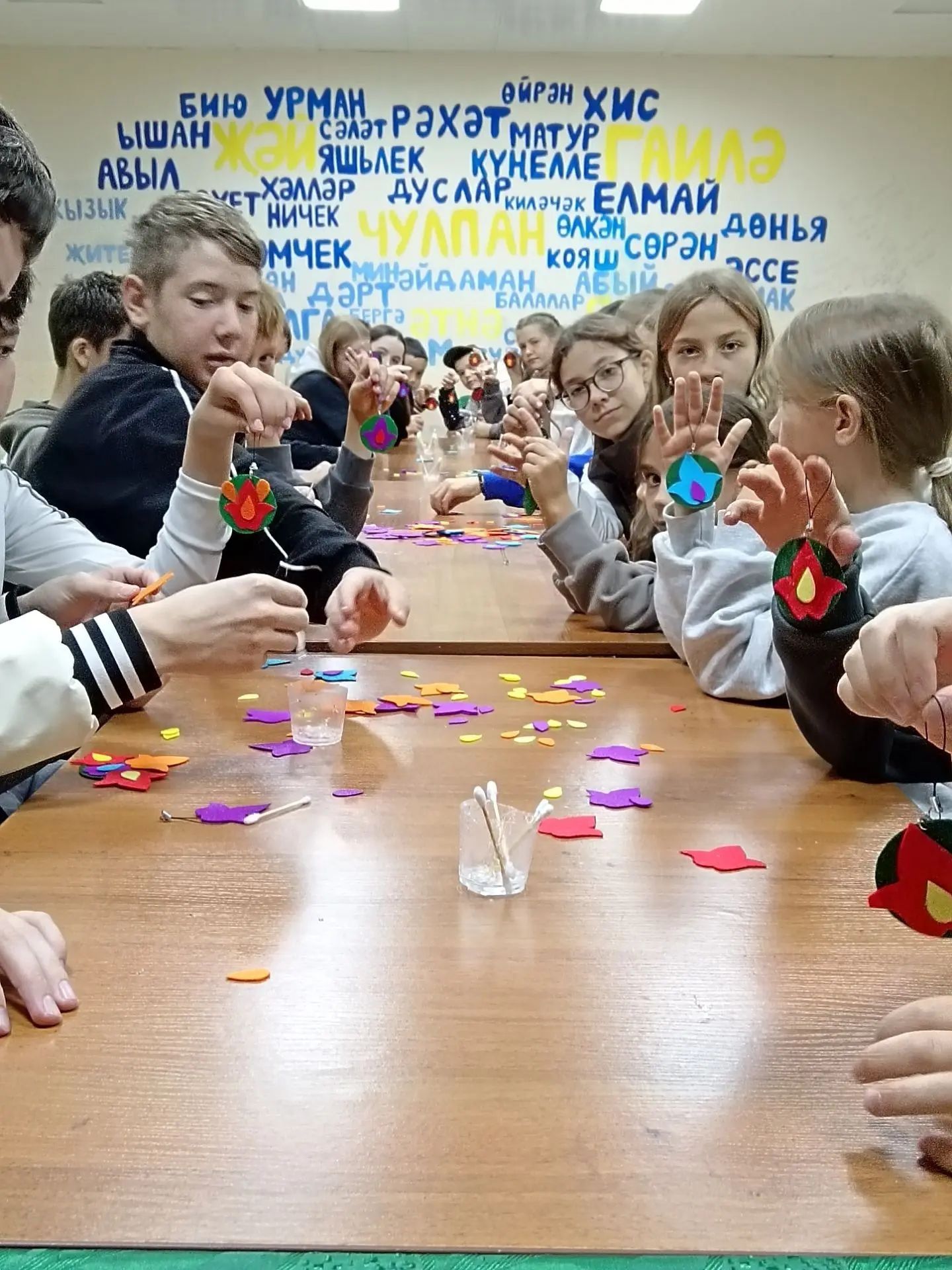 «Чулпан» лагеренда ял итүче балалар «Милли брелок» ясауны ошаттылар