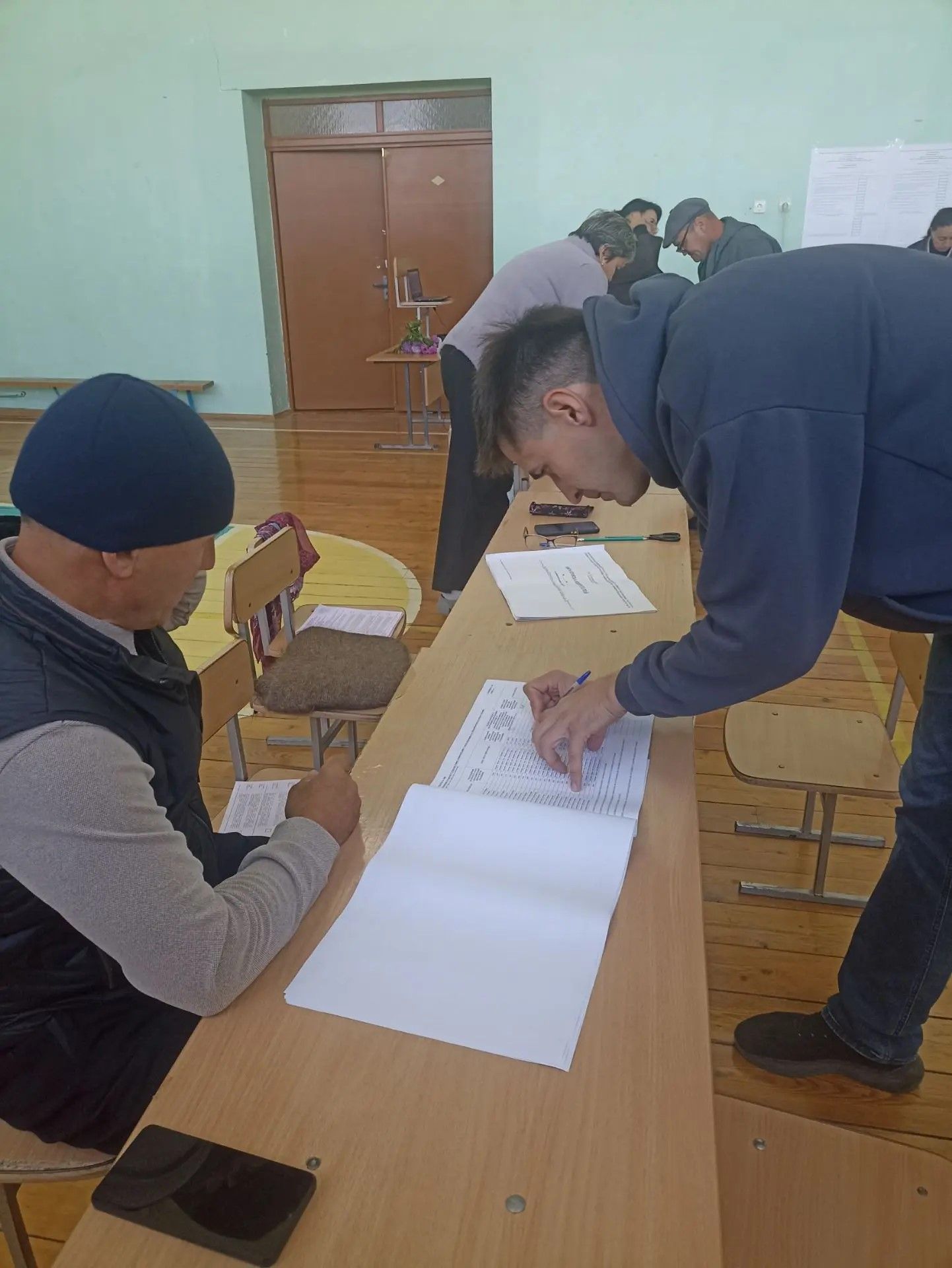 1001 сайлау участогында сайлаучылар бик актив