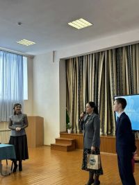 Талантлы яшь шагыйрә Гөлүсә Батталова Олы Әтнә урта мәктәбендә  кунакта булды