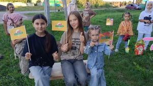 Чембулат авылында балалар Сабан туе узды