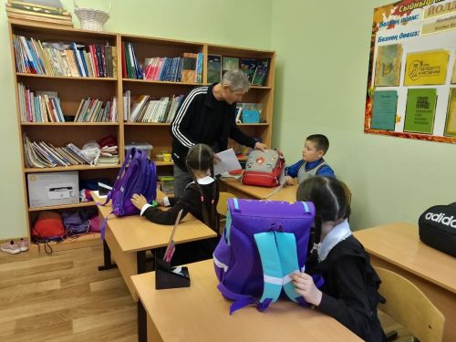 Балалар белән профилактик чара узды