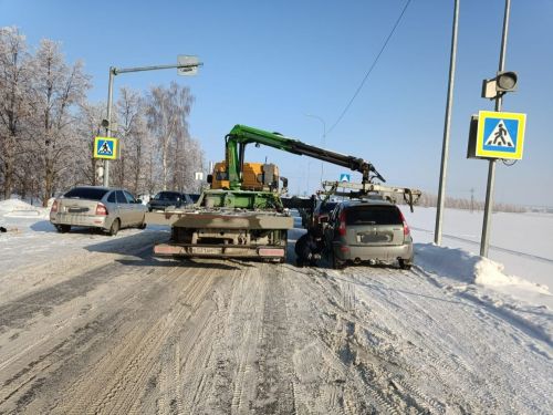 Бер машина штраф стоянкага җибәрелде