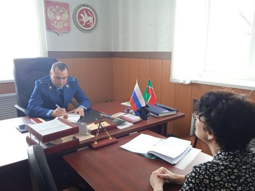 Татарстан Республикасы Әтнә районы прокуратурасы гражданнарны кабул итте