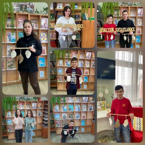 Әтнә үзәк китапханәсендә “Декоратив панно” исемле кызыклы, иҗади осталык дәресе үтте