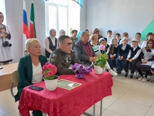 Махсус хәрби операциядә катнашкан Артем Степанов белән очрашу булды