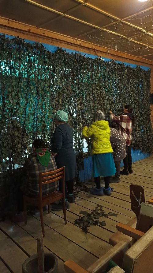 Маскировка сеткасы үрделәр