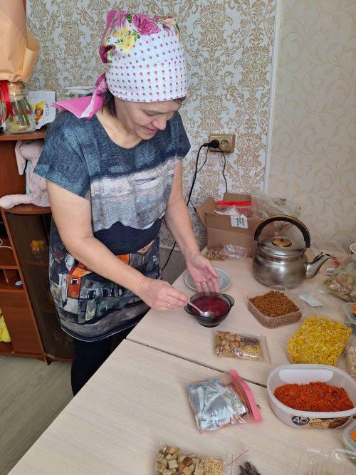 Мәрхәмәтлелеге - йөзендә