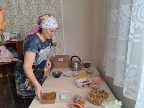 Мәрхәмәтлелеге - йөзендә