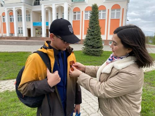 Әтнә районында «Георгий тасмасы» н тараттылар