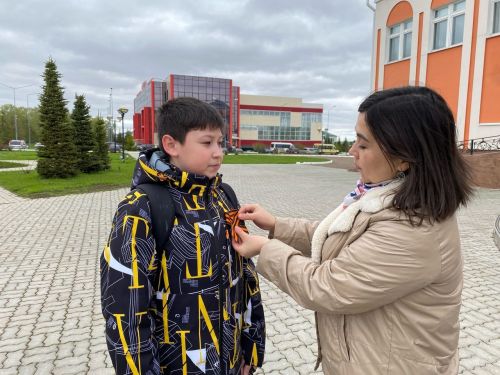 Әтнә районында «Георгий тасмасы» н тараттылар