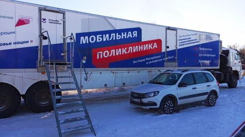 Күчмә поликлиника кабат Әтнә авылларында