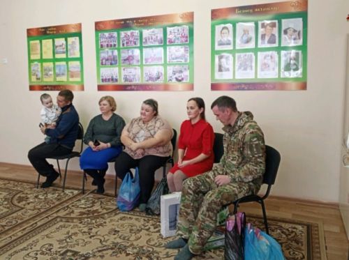 Олы Мәңгәрдә алгы сызыктан ялга кайткан Җиһаншин Айнур белән очрашу булды