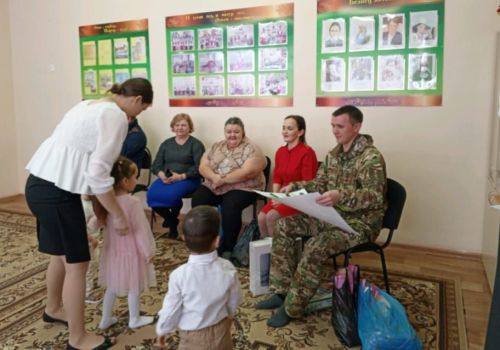 Олы Мәңгәрдә алгы сызыктан ялга кайткан Җиһаншин Айнур белән очрашу булды