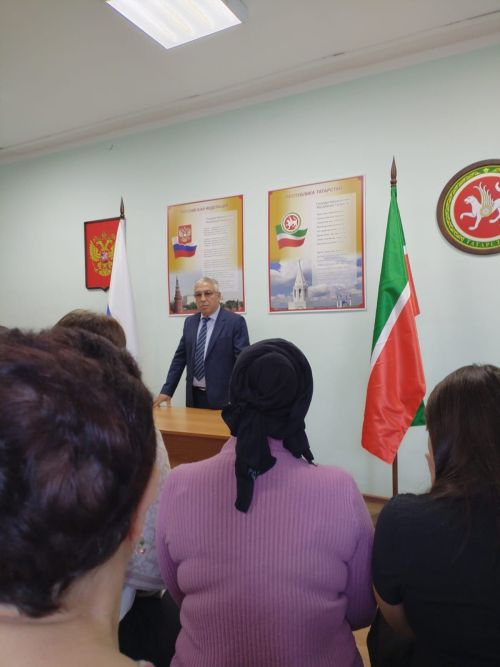 Хокук бозуларны профилактикалау буенча  Күәм урта мәктәбендә ата-аналар җыелышы узды