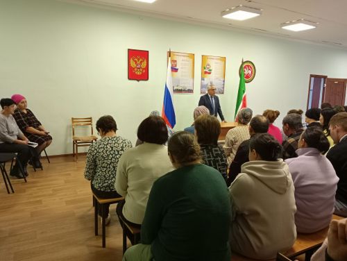 Хокук бозуларны профилактикалау буенча  Күәм урта мәктәбендә ата-аналар җыелышы узды
