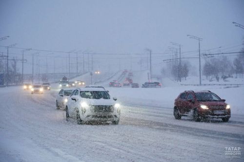 Татарстанда буран, көчле җил һәм күз күременең 500 метрга кадәр начараюы көтелә