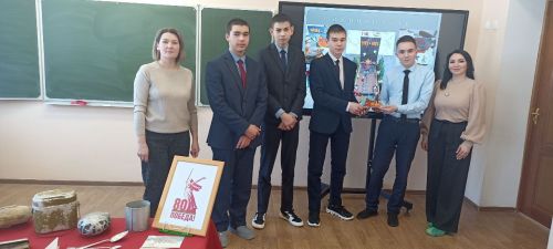 «Әтнә туган якны өйрәнү музее» хезмәткәрләре Олы Әтнә урта мәктәбендә музей дәресе үткәрделәр