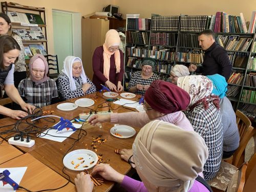 «Георгий тасмасы – Җиңү билгесе: Әтнәдә “Мирас” клубында ветераннар өчен осталык дәресе»