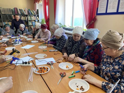 «Георгий тасмасы – Җиңү билгесе: Әтнәдә “Мирас” клубында ветераннар өчен осталык дәресе»