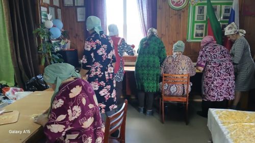 Югары Сәрдә авылы апалары токмач кистеләр