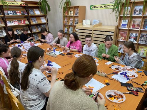 «Җиңү символы» мастер-классы: Ватанны саклау елы һәм Бөек Җиңүнең 80 еллыгы хөрмәтенә