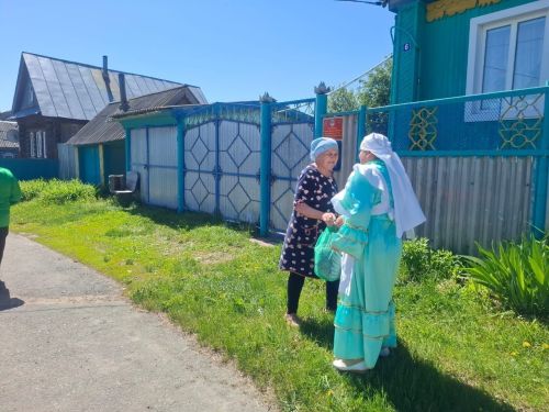 Күлле-Киме авылында  Сабантуйга бирнә җыйдылар