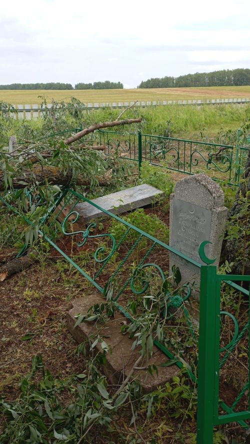 Куәм авылында кичә узган давыл хуҗалыкларга зыян салган