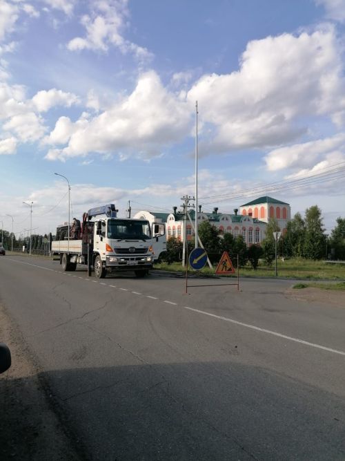 Район үзәгендә төзекләндерү эшләре дәвам итә