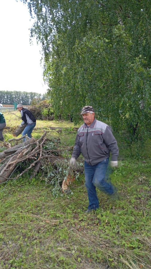 Күәм авылының яңа зиратында зур өмә булды