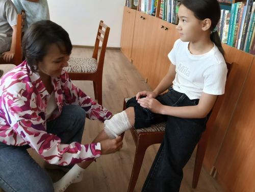 Әтнә үзәк балалар китапханәсе мәйданчыкларында «Буыннар старты» конкурсының район этабы узды
