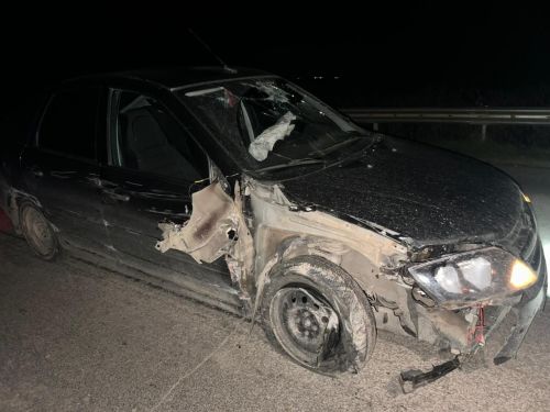 Әтнәдән Күшәргә  килүче «Лада гранта» автомобиле йөк ташучы ат арбасына килеп бәрелә