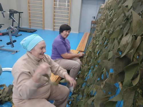 Күлле Кимедә  махсус хәрби операциягә маскировка сеткалары ясыйлар