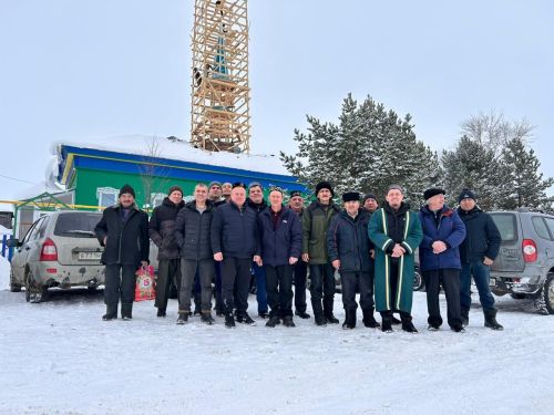 Күәм авылы мәчетенә ярымай куелды