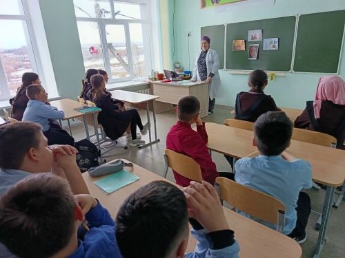 Күлле Киме мәктәбендә «Сәламәтлек» сәгате үтте