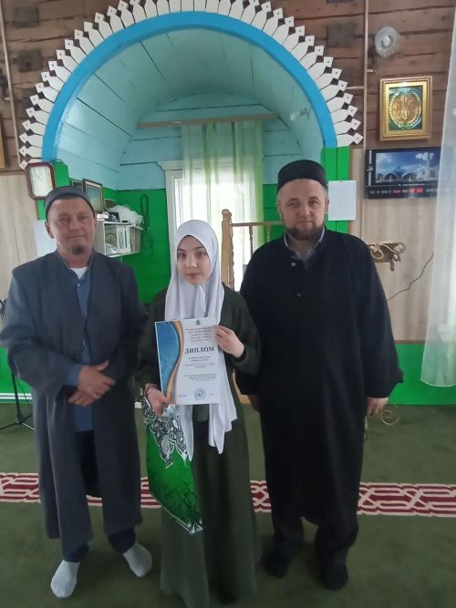 Күәм авылы мәчетендә балалар арасында бәйге үтте